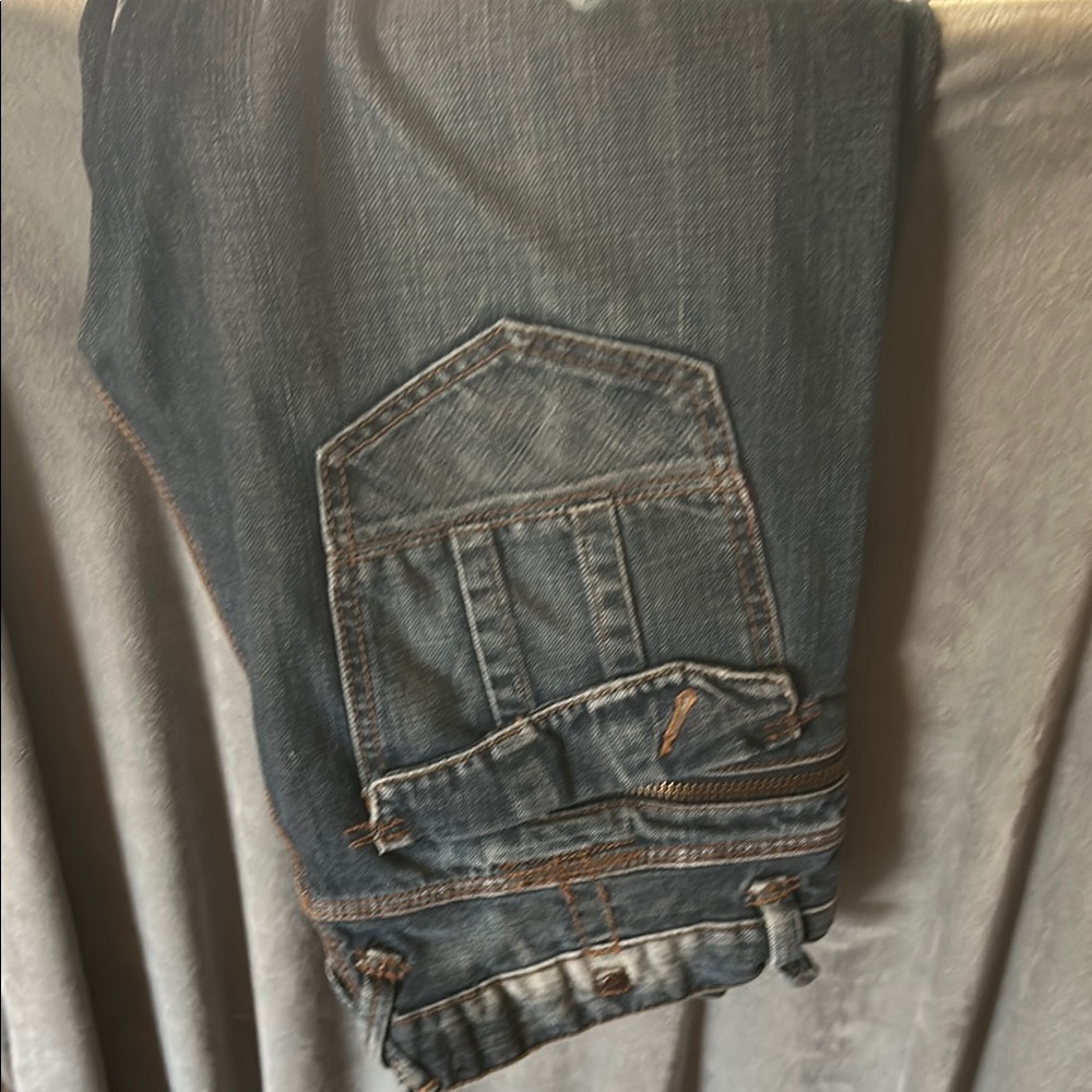 Men's Slim Straight Jeans - Dark Blue